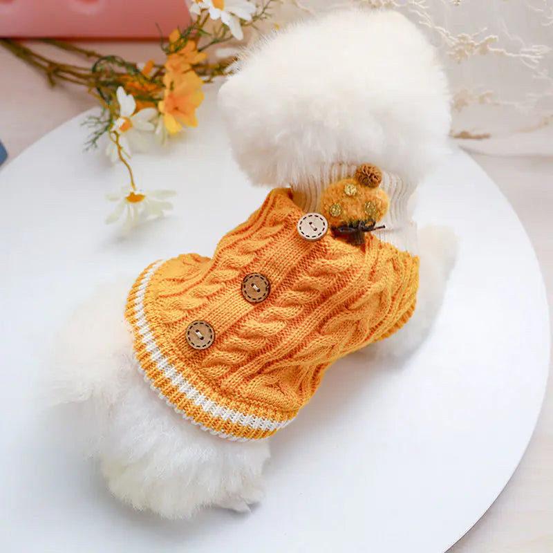 Autumn Winter Dog Sweater for Pets and Cats