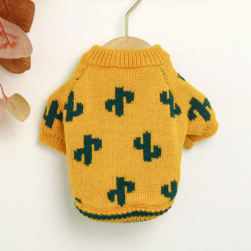 Autumn Winter Dog Sweater for Pets and Cats
