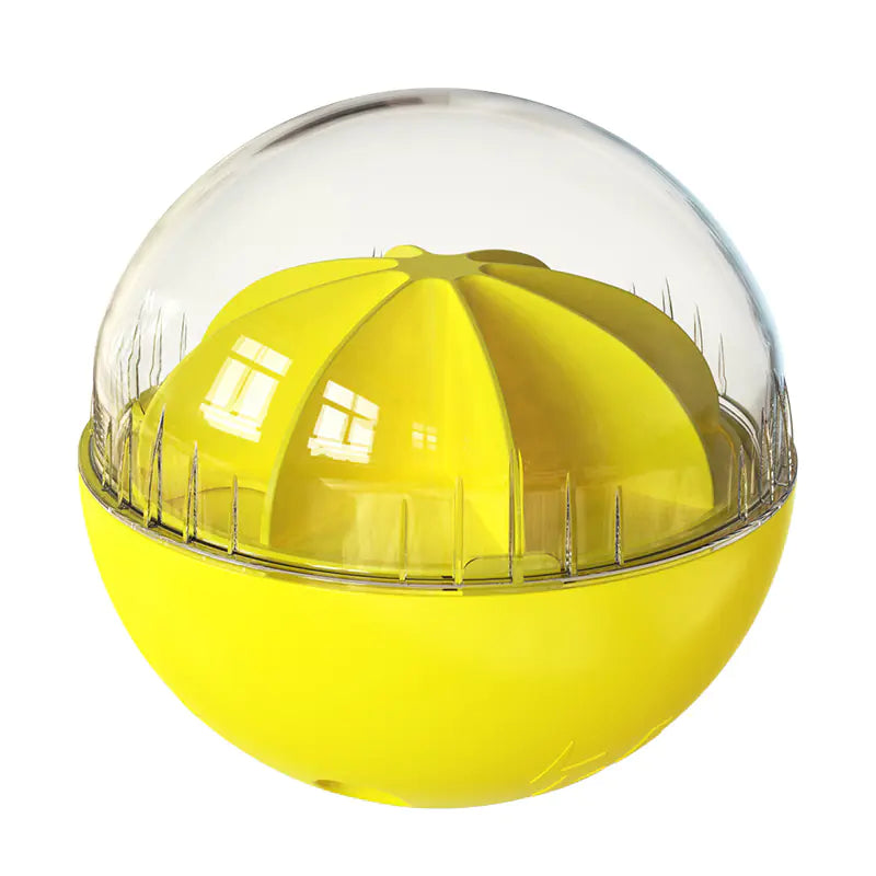 Adjustable Sound Ball Lemon Dog Toy with Feeding Puzzle