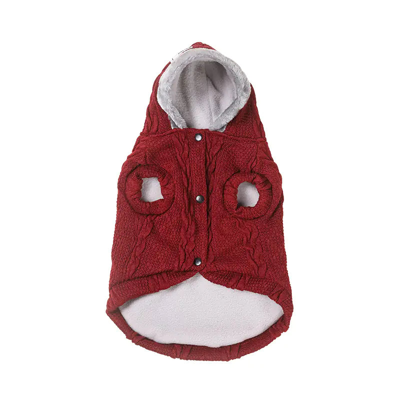 Warm Wool Velvet Dog Clothes for Small & Medium Breeds