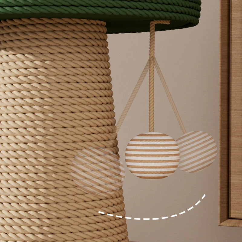 Mushroom Sisal Cat Scratching Post β Wear-Resistant Cat Scratch Board