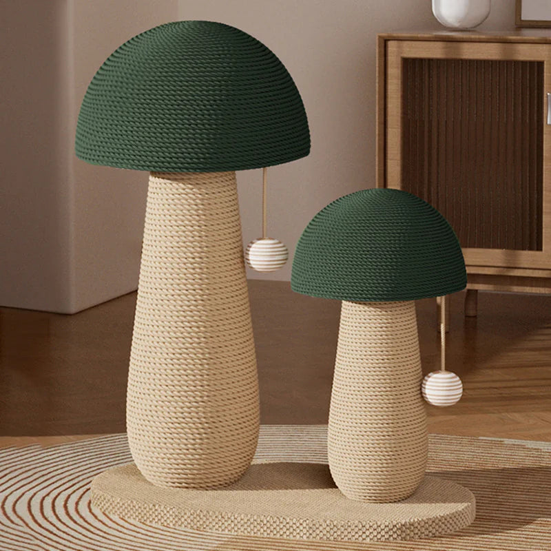 Mushroom Sisal Cat Scratching Post β Wear-Resistant Cat Scratch Board