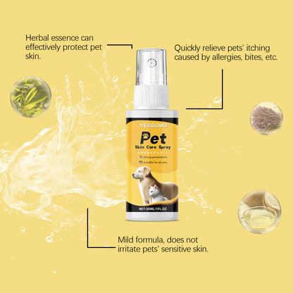 Pet Skin Care Spray for Dogs – Gentle Moisturizing Formula, 30ml