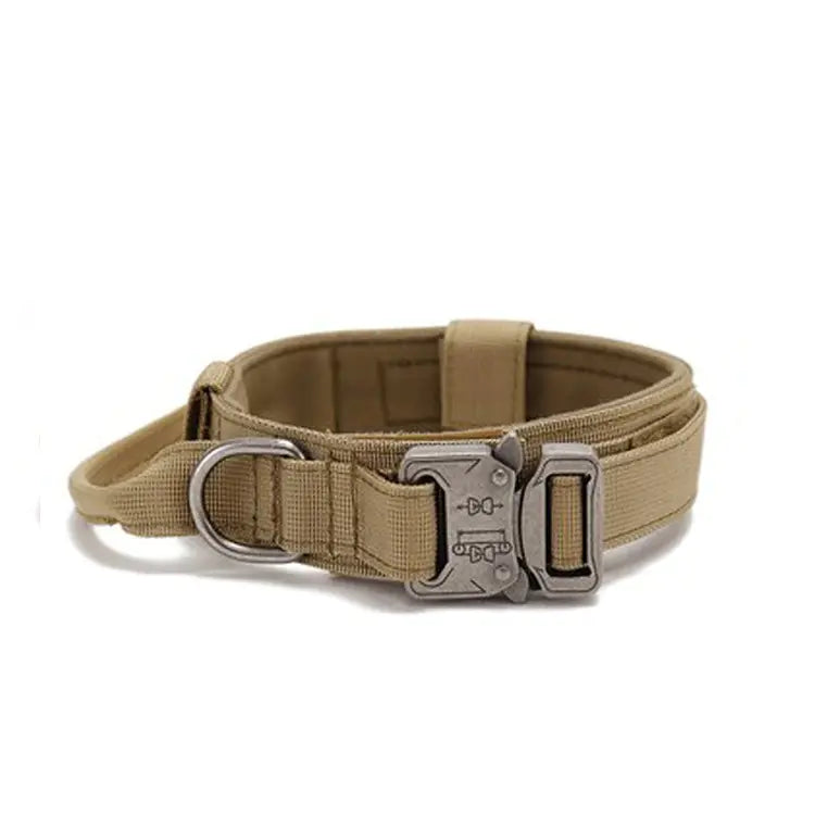 Adjustable Camouflage Tactical Nylon Dog Harness & Leash