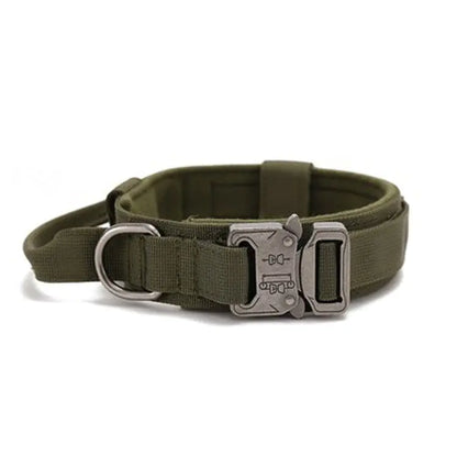Adjustable Camouflage Tactical Nylon Dog Harness & Leash