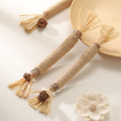 New Cat Dental Chew Toys with Insect Galls and Wood