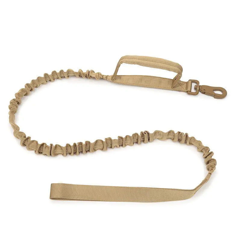 Adjustable Camouflage Tactical Nylon Dog Harness & Leash